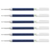 PENTEL Pack of 6 LR7 Refills for Rollerball Energel Point