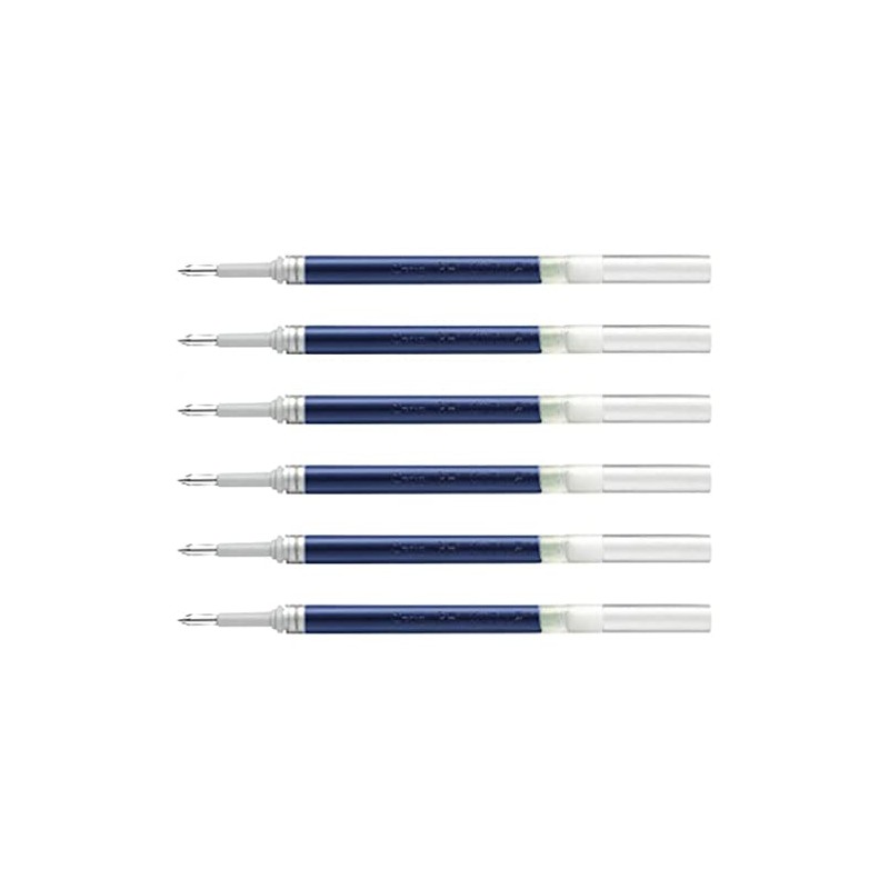 PENTEL Pack of 6 LR7 Refills for Rollerball Energel Point