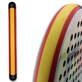 EBBOM Transparent Padel Racket Protector Durable and Lightweight Racket Protection Accessories Ideal Padel Accessories Padel Racket Protection Spanish Flag