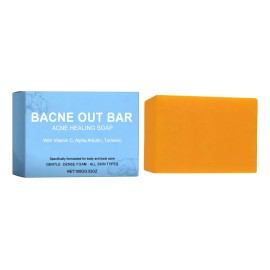 Jabón En Barra Bacne Out Para Acné Con Cúrcuma 100g