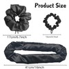 Adjustable Satin Scrunchies for Black Women – Adjustable Large Hair