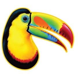 GT Graphics Colorful Toucan - 12" Vinyl Sticker Waterproof Decal