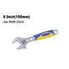 SENRISE Adjustable Wrench Adjustable Spanner Soft Grip Wide Mouth Wide