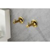 Wall Mount Brass Bathroom Towel Rack Set 6 Piece Modern