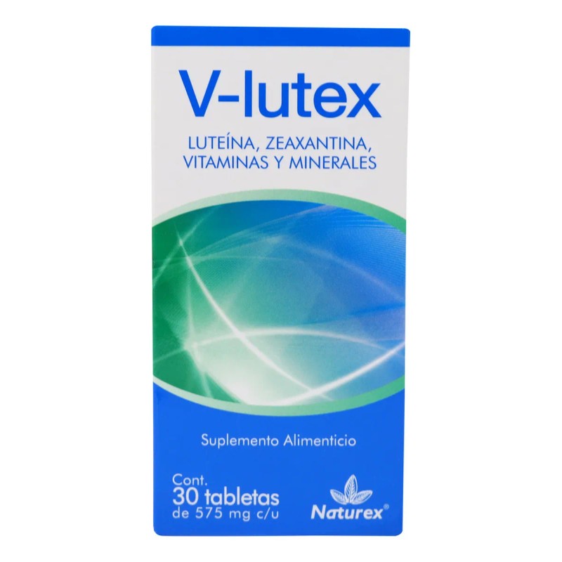 V- Lutex (luteína, Vitaminas Y Minerales) C/30 Tabs. Naturex Sabor
