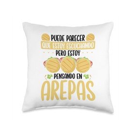 Arepa Maker Colombian Snacks Arepas Grill Arepa Flour Throw Pillow
