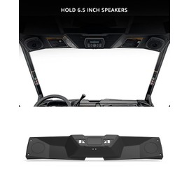 A & UTV PRO Defender Front Roof Liner Overhead, Speaker Pods System Compatible with Can Am Defender & Defender Max HD8 HD10 Accessories, Replace OEM# 715003098