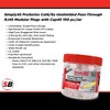 Simply45 ProSeries Unshielded Pass-Through RJ45 Modular Plugs with Cap45 for