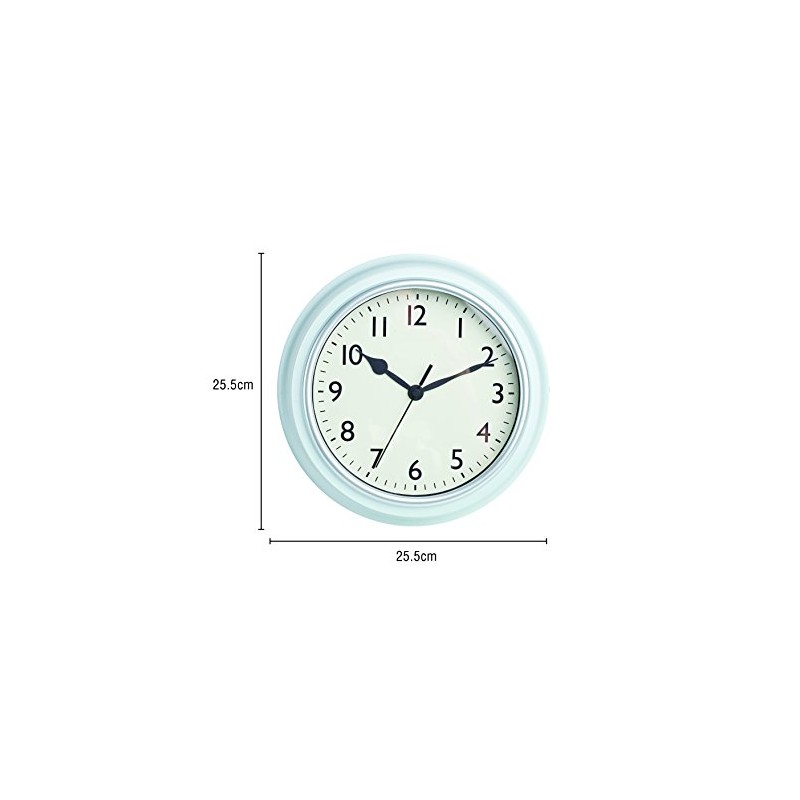 The Garden & Home Co. 17219 Miller Clock - White