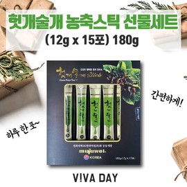 Heotgaesulgae Concentrated Stick 12g x 15 packets (box) / 헛개술개 농축스틱 12g x 15포(박스)