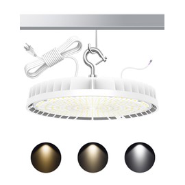 OPENLUX High Bay LED Lights UL DLC Listed Adjustable 240W/190W/140W 3000K/4000K/5000K Dimmable UFO LED Shop Light for Gym Factory Warehouse