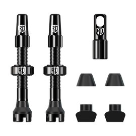 RACEDUEL Tubeless Valve Stems Presta Valves Stem Aluminum 44MM/60MM/80MM