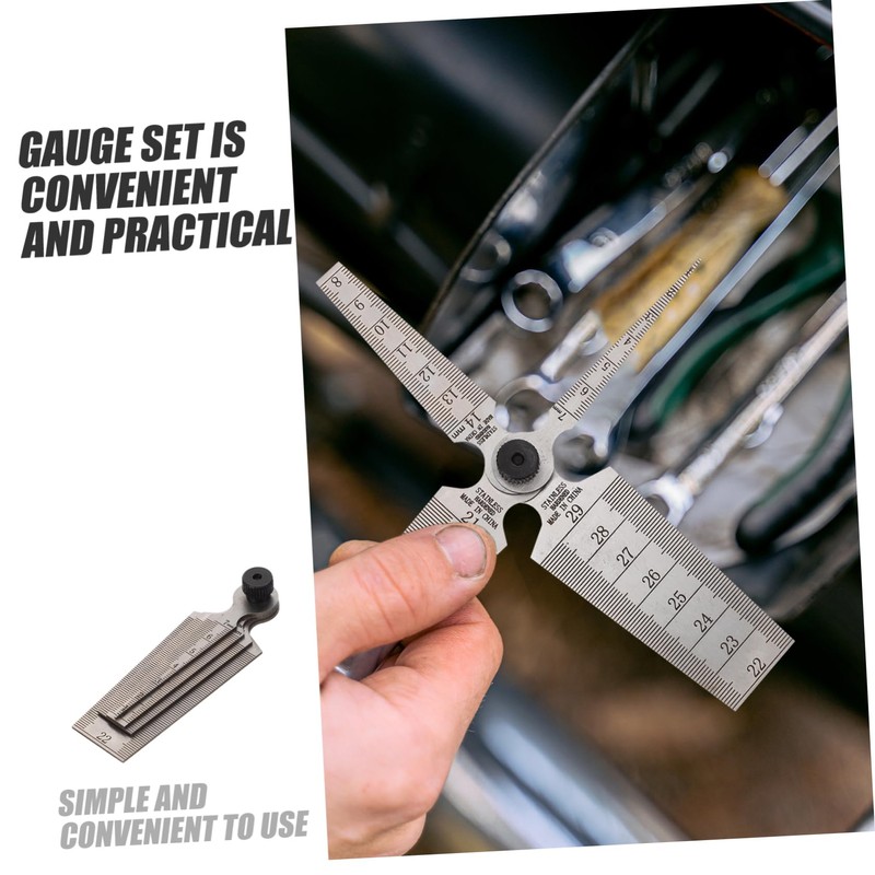 GLEAVI 4sets Gauges for Gap Measurement Precision Stainless Steel Gauges