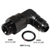 6AN Male Flare to 6AN -6 ORB O-ring Boss 90