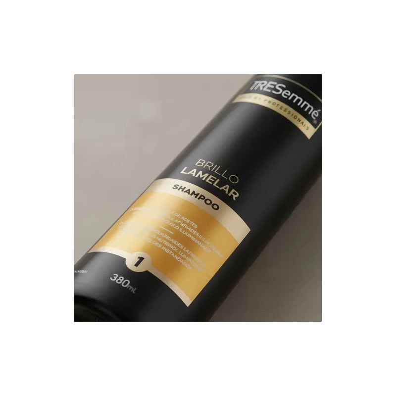 Shampoo Tresemmé Brillo Lamelar 380ml