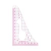 KEARING Triangle Scale Ruler, Sandwich Line, Pattern Making Ruler for