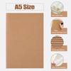 EOOUT EOOUT 48 Pack A5 Lined Kraft Notebooks, Travel Journals