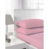 Textiles Direct Luxury 68 Pick Baby Pink Housewife Pillowcase Pair
