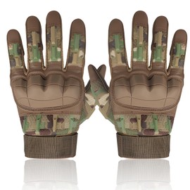 DUFFOBAN Knuckle Tactical Gloves Touch Screen Protection Soft Bomb Work Protection Gloves Motorcycle Riding Tactical Outdoor Work Hunting Gloves