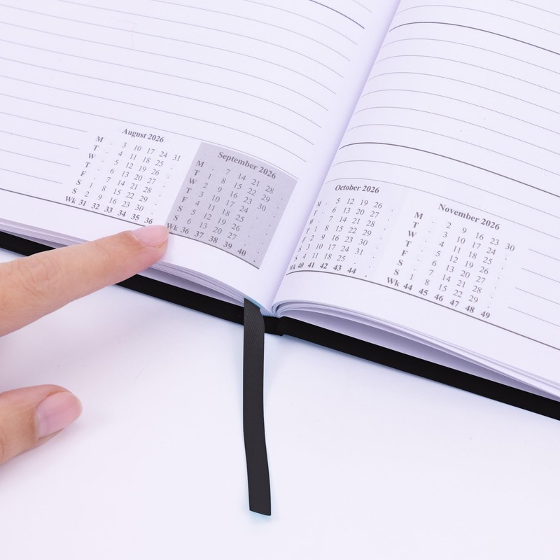 evelay 2026 Diary A5 Week to View Hardback Planner Organiser