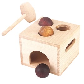 Toyvian Pound A Ball Toy Pound a Ball Toys Hammer and Ball Drop Toys Wooden Punch Drop Pounding Bench Fine Motor Skills Toys Educational Playset for Gift Wooden Education Toy