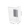 iplusmile Magnetic Fridge Organizer Box No Drill Mounted Storage with