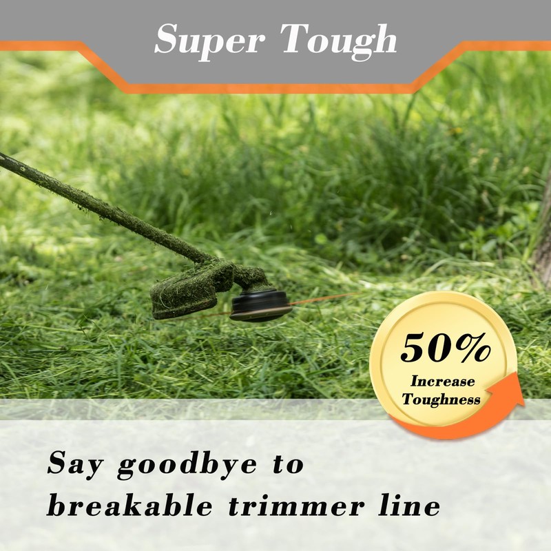 Cluparis 5-Pound 105 Heavy Duty Sawtooth Trimmer Line, 0.105" x