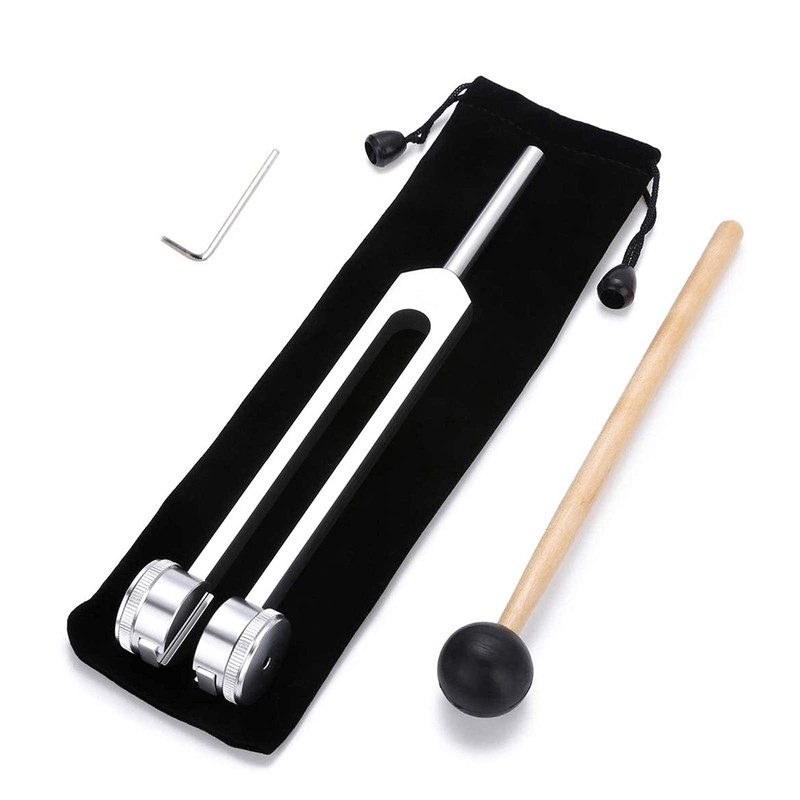 Tuning Fork WorthPlanet 128Hz Aluminum Alloy Tuning Fork Instrument with