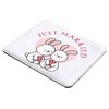 Fabulous Mauspad aus Kunstleder Just Married Newlywed Anniversary Celebration Gift