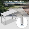 Folding Stainless Steel Table for Kitchen Outdoor Camping Maintenance Room