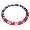 Watch Bezel Insert Blue Black Red 38mm Ceramic Bezel Aluminum