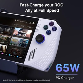 iVANKY 8-in-1 ROG Ally Dock with 65W PD Charger, Steam Deck/Legion Go Docking Station with HDMI 2.0 4K@60Hz, 3*USB-A 3.0, 100W USB-C Charging, 1Gbps Ethernet