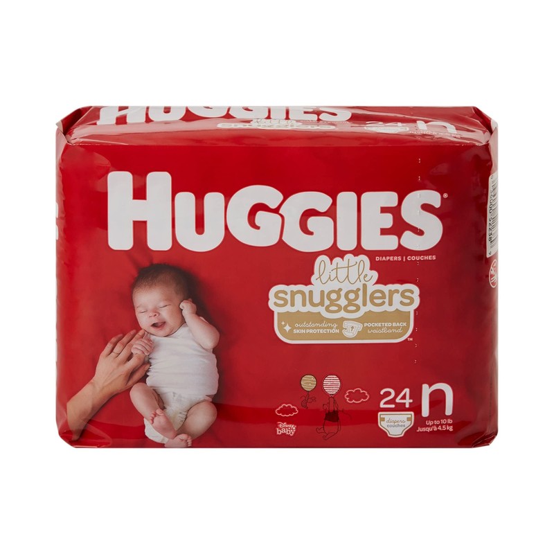 Kimberly Clark 52238 - Diaper Huggies Nwbrn, 24 Count, Unisex