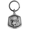 Hampshire Pewter Poodle Dog Keychain