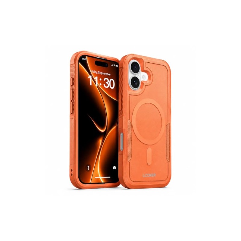 Looxer Funda Magnética Resistente Iphone Protección Grado Militar Diseño Prueba