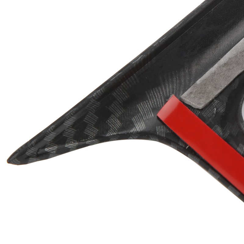 Central Console Water Cup Holder Trim Frame Carbon Fiber Style