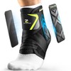 ZOELION Ankle Support with Side Stabilizing Pads, Quick Lace Up