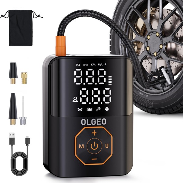 Tire Inflator Portable Air Compressor, 160PSI Tire Inflator for Car,