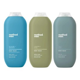 3 Pack Method Body Wash Glaciar, Juniper Y Sea + Surf