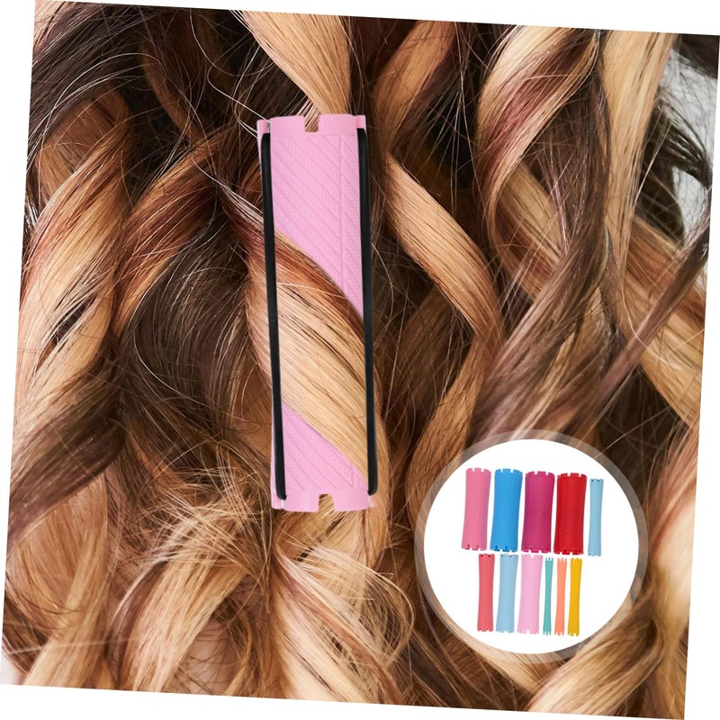 NOLITOY Hairdressing Tools 100pcs Perm Kit Wavy Hair Rollers for