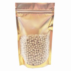 50 Pieces Aluminum Foil Mylar for Zip Bags Lock Matte Clear Plastic Heat Sealable Stand Up Food Storage Bag Smell Proof Coffee Beans Zipper Lock Packing Pouch for Sample Reusable 3.9x5.9 inch