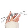 88flix Clear Glasses, Frameless, Blue Light Blocking, Square Lenses, Rimless,