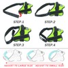 Bolux Dog Harness, No-Pull Reflective Dog Vest, Breathable Adjustable Pet