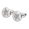 Touch Jewellery 925 Sterling Silver Sand Dollar Design Stud Earrings