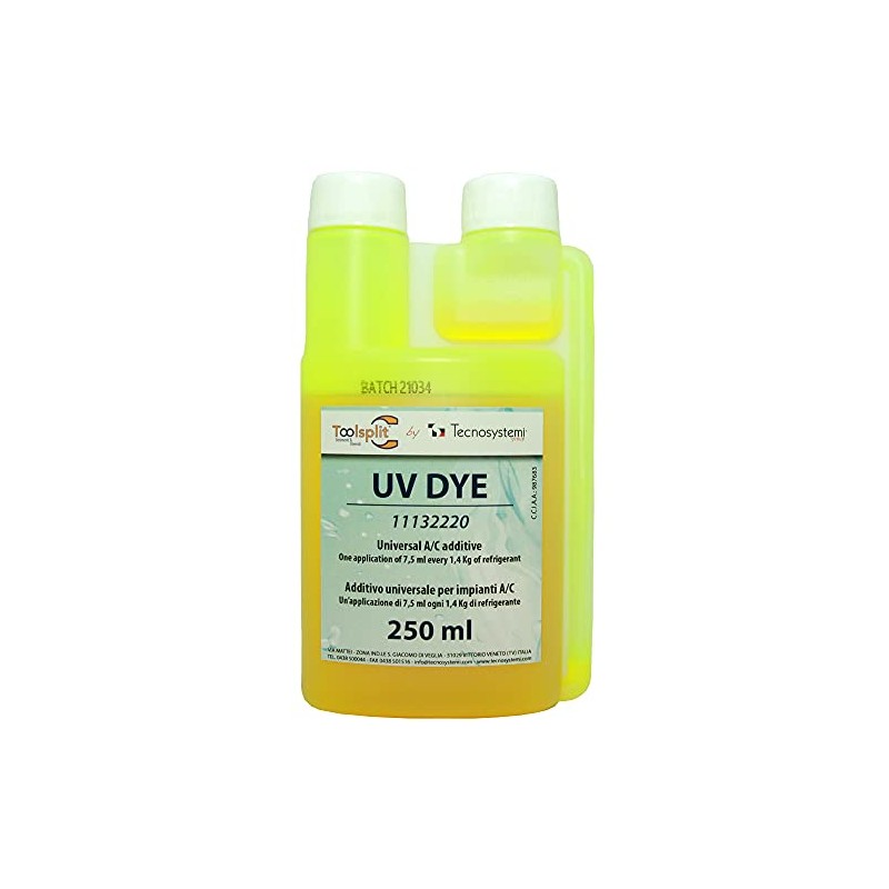 Contrast/Leak Detector UV-DYE 250 ml for Car & Split Air
