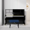 SINOSSO Soft Velvet Piano Bench Cover, (20"- 26.5") L x