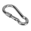 2pcs Stainless Steel Locking Clip Outdoor Camping Locking Buckle for