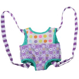 Small Patchwork Front Carrier for Dolls - Fits 18" American Girl Doll