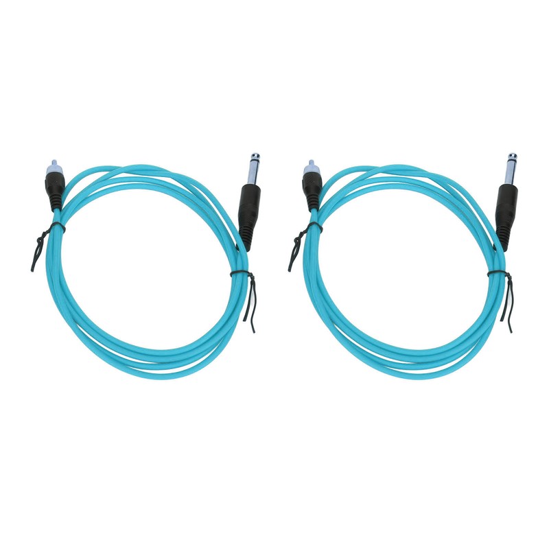 2pcs 5.9ft Tattoo Clip Cords RAC Interface Professional Copper Silicone