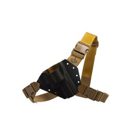 Kenai Chest Holster for a Colt - MAS Grey/Coyote (Model - King Cobra, Right)